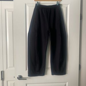 Tibi Black Active Knit Winslow Pant (Petite)
